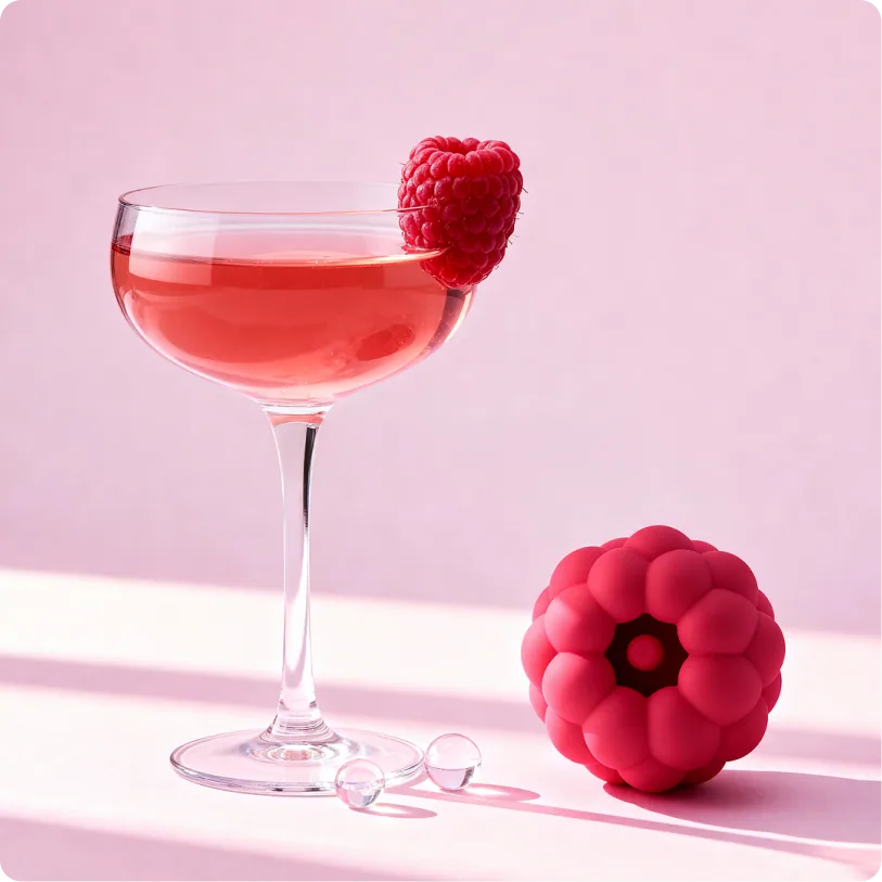 Berri Clitoral Vibrator (Raspberry) — with charging cable